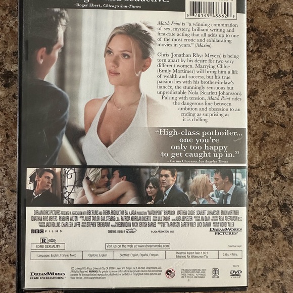 Match Point DVD - Picture 2 of 2